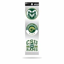 Colorado State University Rams Logo - Sheet Of 3 Triple Spirit Stickers