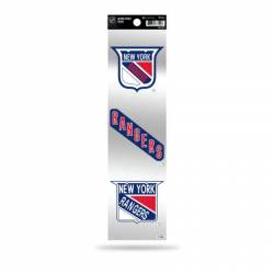 New York Rangers Retro Vintage Logo - Sheet Of 3 Triple Spirit Stickers