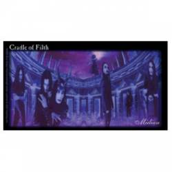 Cradle Of Filth Purple Band - Vinyl Sticker