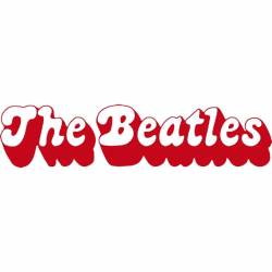 The Beatles Red Logo - Vinyl Rub-On Transfer Decal