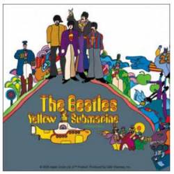 The Beatles Yellow Submarine Album - Vinyl Sticker