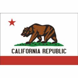 State Of California Flag - Vinyl Sticker