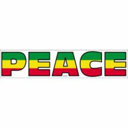 Rasta Peace - Vinyl Sticker