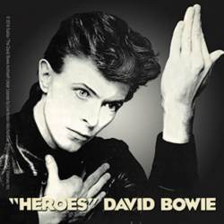 David Bowie Heroes - Vinyl Sticker