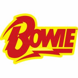 David Bowie Bolt Logo - Vinyl Sticker