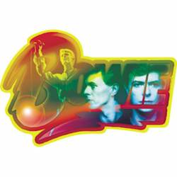 David Bowie Photo Logo - Vinyl Sticker