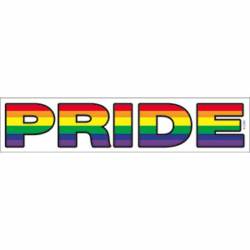 LGBTQ Rainbow Pride Script - Vinyl Sticker