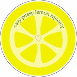 Easy Peasy Lemon Squeezy - Vinyl Sticker