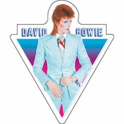 David Bowie Blue Suit - Vinyl Sticker