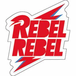 David Bowie Rebel Rebel Bolt - Vinyl Sticker
