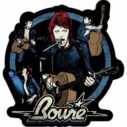 David Bowie Blue Bowies - Vinyl Sticker