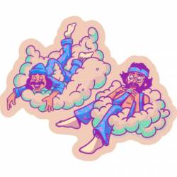 Cheech & Chong High In The Clouds - Vinyl Sticker