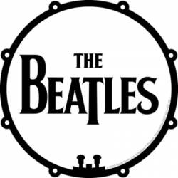 The Beatles Bass Drum Logo - Vinyl Sticker