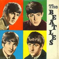 The Beatles 4 Square - Vinyl Sticker