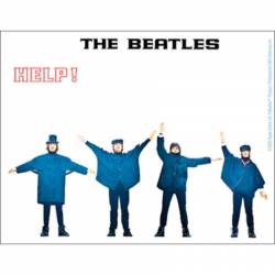 The Beatles Help! Album - Vinyl Sticker