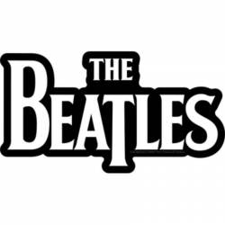 The Beatles Name Logo - Vinyl Sticker