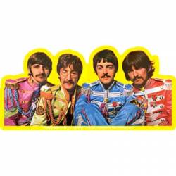 The Beatles Sgt Pepper Lineup - Vinyl Sticker