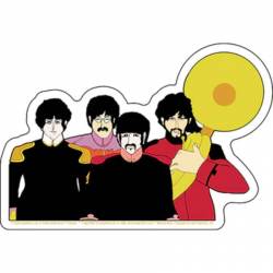The Beatles Yellow Submarine The Band - Vinyl Sticker