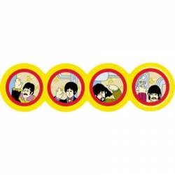 The Beatles Yellow Submarine Windows - Vinyl Sticker