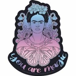 Frida Kahlo Made Of Magic - Vinyl Sticker