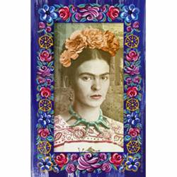 Frida Kahlo Flower Frame - Vinyl Sticker