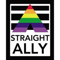 LGBTQ Straight Ally Universal - Vinyl Sticker