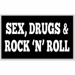 Sex, Drugs & Rock N Roll - Sticker