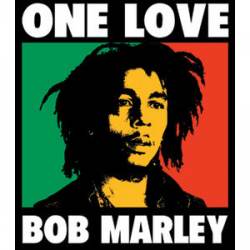 Bob Marley One Love - Sticker
