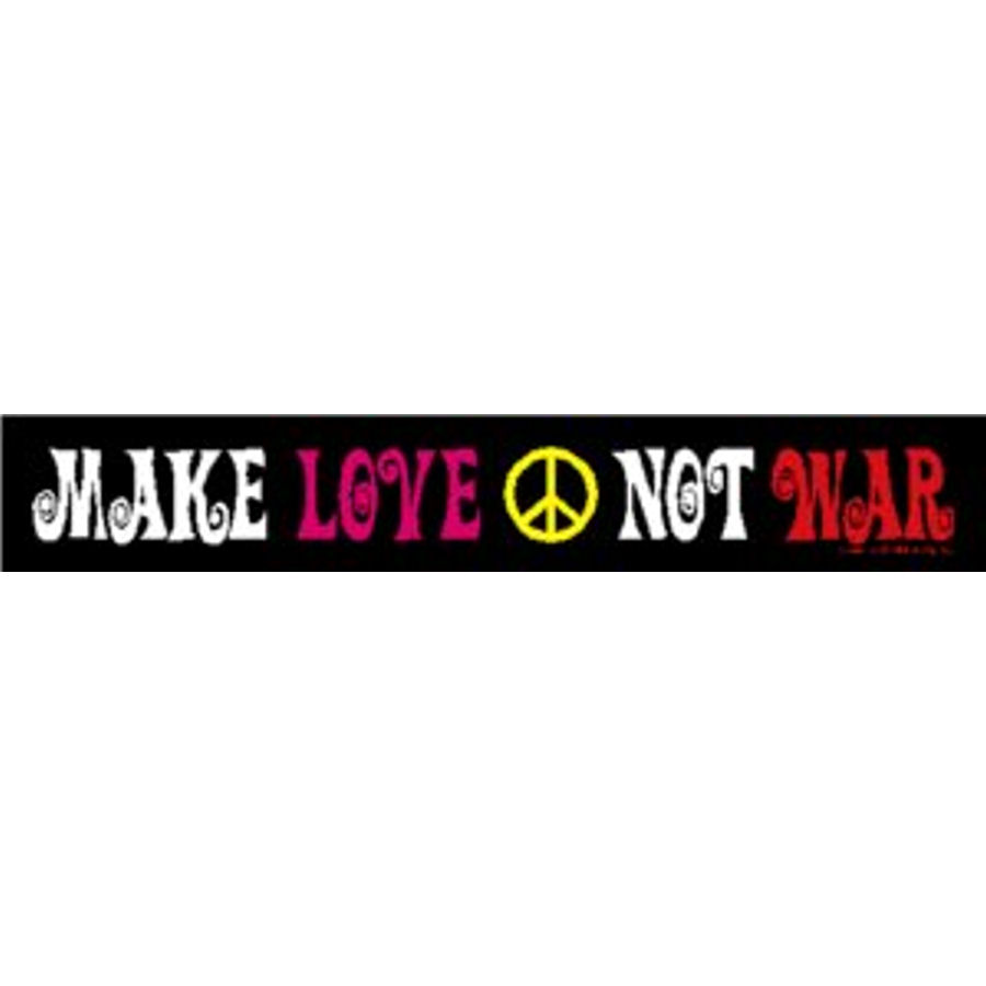 Make Love Not War - Sticker