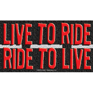 Ride To Live - Sticker