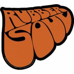 The Beatles Rubber Soul Logo - Sticker