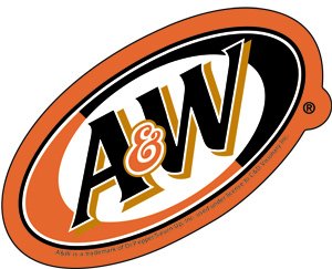 A&W Root Beer Logo - Sticker