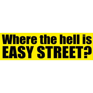 Easy Street - Sticker