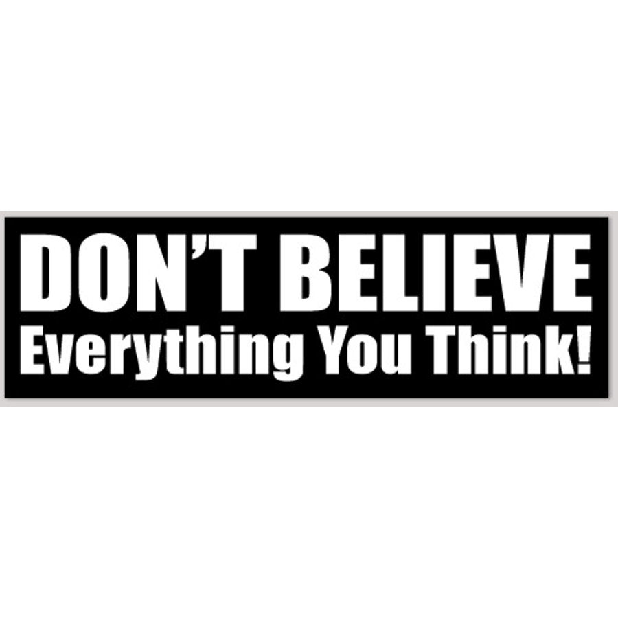 Don't Believe - Sticker