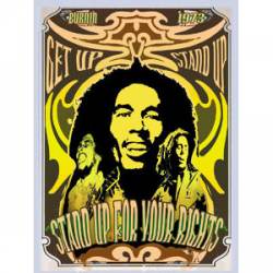 Bob Marley Stand Up - Sticker