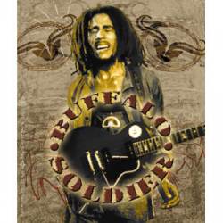 Bob Marley Buffalo Soldier - Sticker