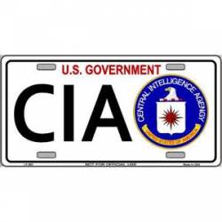 CIA Central Intelligence Agency - License Plate
