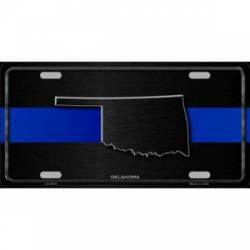 Thin Blue Line Oklahoma - License Plate