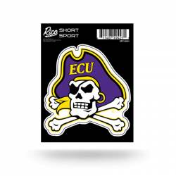 East Carolina University Pirates -Sport Short  Decal