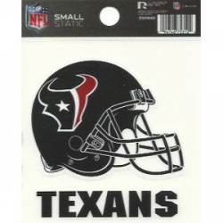 Houston Texans Helmet - Static Cling