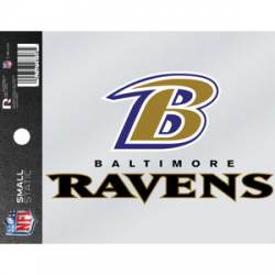 Baltimore Ravens Script Logo - Static Cling