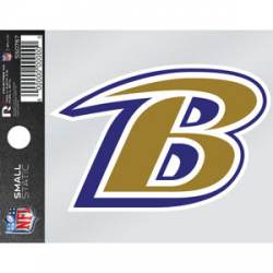 Baltimore Ravens B Logo - Static Cling