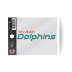 Miami Dolphins Script Logo - Static Cling