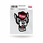 North Carolina State University Wolfpack Wolf Logo - Static Cling