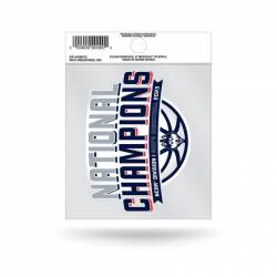 University Of Connecticut UCONN Huskies 2023 National Basketball Champions - Static Cling