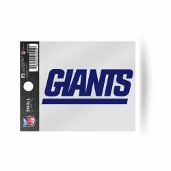 New York Giants Script Logo - Static Cling