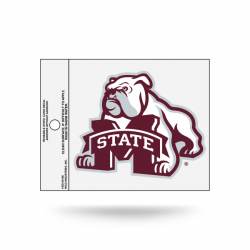 Mississippi State University Bulldogs Logo - Static Cling