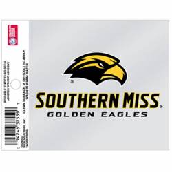 University Of Southern Mississippi Golden Eagles - Static Cling