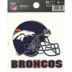 Denver Broncos Helmet - Static Cling