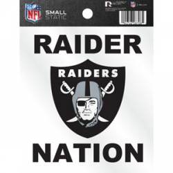 Oakland Raiders Raider Nation - Static Cling